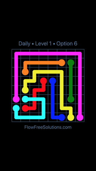 Solution and Answer to the Puzzle for Bridges Date Tuesday, October 9, 2018 Level 1