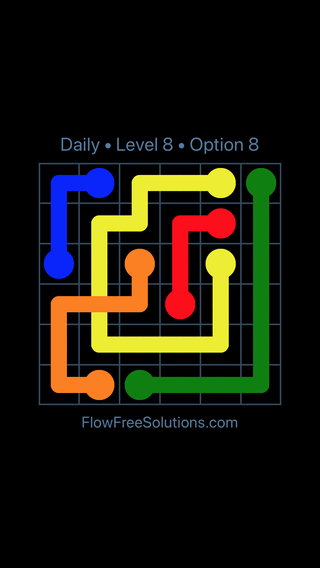Solution and Answer to the Puzzle for Bridges Date Wednesday, January 9, 2019 Level 8