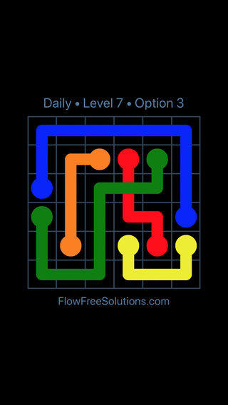 Solution and Answer to the Puzzle for Bridges Date Monday, June 5, 2023 Level 7