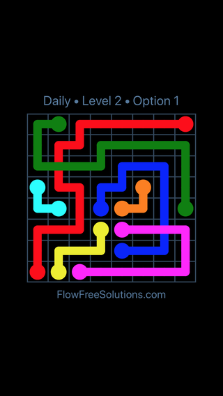 Solution and Answer to the Puzzle for Bridges Date Friday, February 8, 2019 Level 2