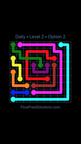 Solution and Answer to the Puzzle for Bridges Date Wednesday, February 13, 2019 Level 2