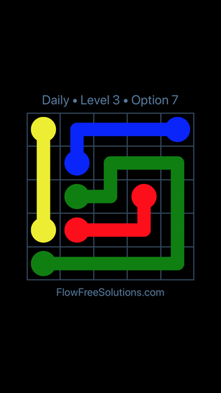 Solution and Answer to the Puzzle for Flow Date Thursday, April 8, 2021 Level 3