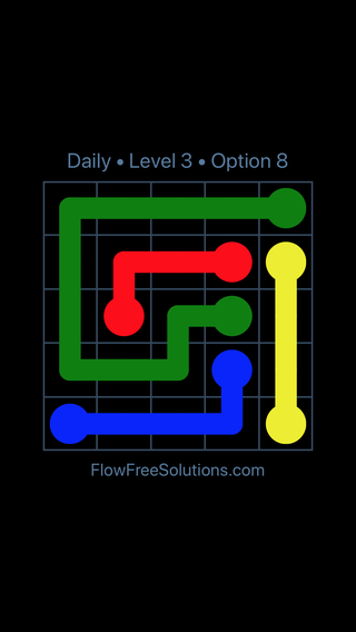 Solution and Answer to the Puzzle for Flow Date Thursday, April 8, 2021 Level 3