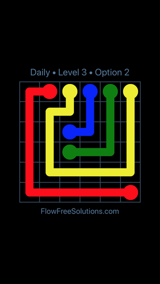 Solution and Answer to the Puzzle for Flow Date Friday, July 13, 2018 Level 3