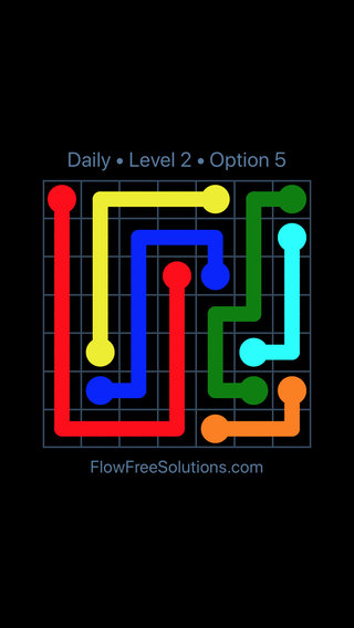 Solution and Answer to the Puzzle for Flow Date Thursday, November 9, 2017 Level 2