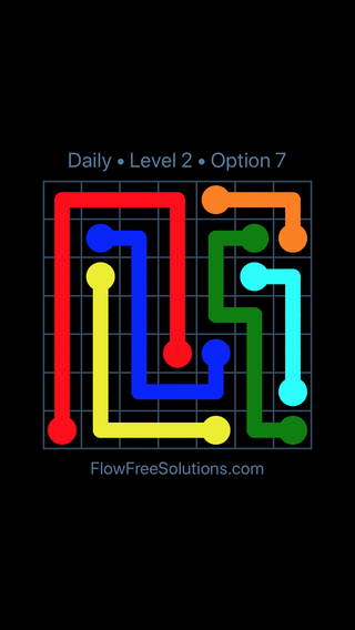 Solution and Answer to the Puzzle for Flow Date Thursday, November 9, 2017 Level 2
