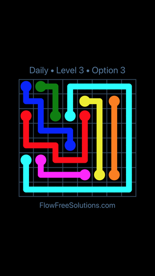Solution and Answer to the Puzzle for Flow Date Friday, May 22, 2020 Level 3