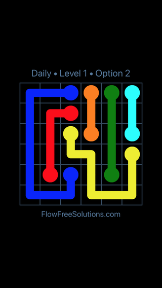 Solution and Answer to the Puzzle for Flow Date Wednesday, May 31, 2023 Level 1