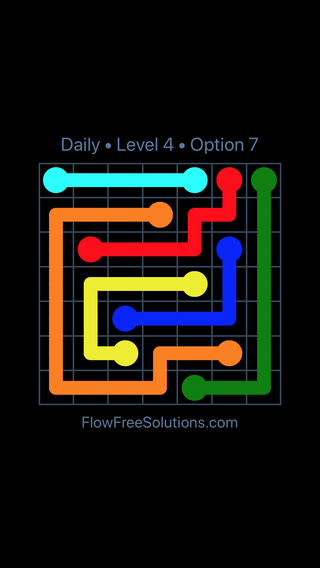 Solution and Answer to the Puzzle for Flow Date Tuesday, May 15, 2018 Level 4