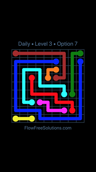 Solution and Answer to the Puzzle for Flow Date Thursday, February 22, 2018 Level 3