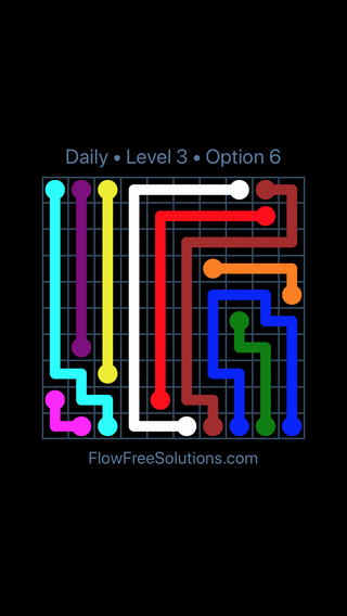 Solution and Answer to the Puzzle for Flow Date Friday, January 12, 2018 Level 3