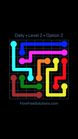 Solution and Answer to the Puzzle for Flow Date Tuesday, September 12, 2017 Level 2