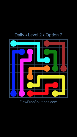 Solution and Answer to the Puzzle for Flow Date Tuesday, September 12, 2017 Level 2