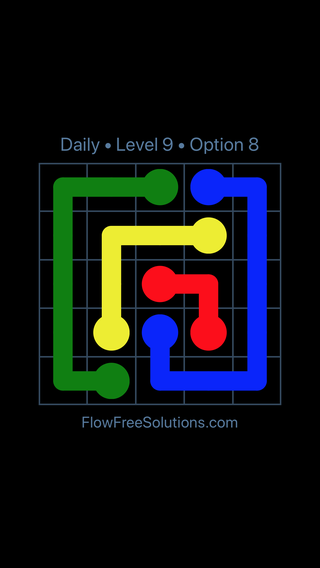 Solution and Answer to the Puzzle for Flow Date Monday, September 14, 2020 Level 9