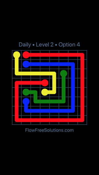 Solution and Answer to the Puzzle for Flow Date Saturday, August 10, 2019 Level 2
