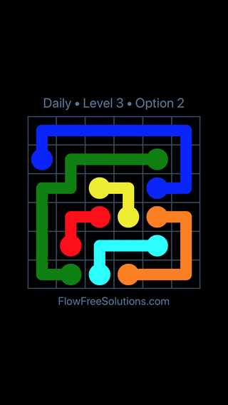 Solution and Answer to the Puzzle for Flow Date Monday, September 10, 2018 Level 3