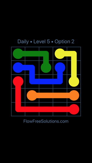 Solution and Answer to the Puzzle for Flow Date Tuesday, May 17, 2022 Level 5
