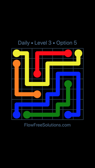 Solution and Answer to the Puzzle for Flow Date Monday, April 5, 2021 Level 3