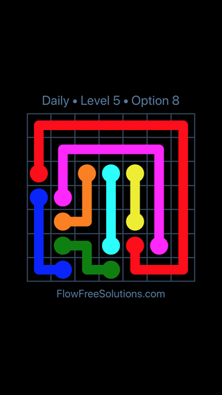 Solution and Answer to the Puzzle for Flow Date Monday, October 19, 2020 Level 5