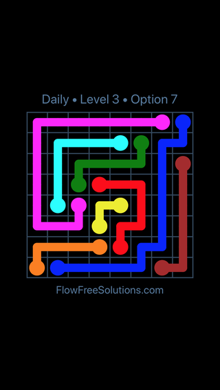 Solution and Answer to the Puzzle for Flow Date Wednesday, August 14, 2019 Level 3