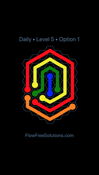 Solution and Answer to the Puzzle for Hexes Date Friday, February 9, 2018 Level 5
