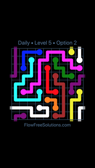 Solution and Answer to the Puzzle for Warps Date Thursday, March 14, 2019 Level 5