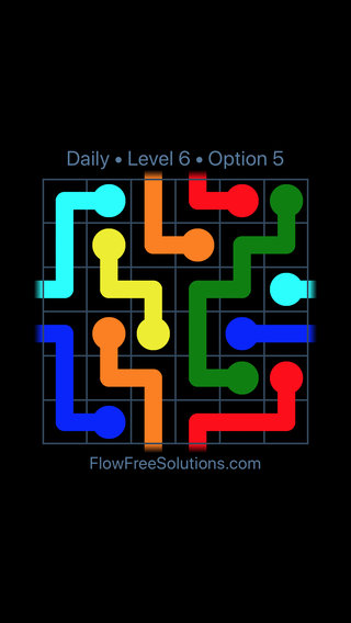 Solution and Answer to the Puzzle for Warps Date Tuesday, January 9, 2018 Level 6