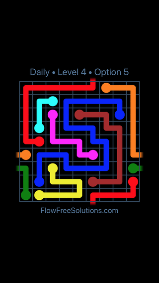 Solution and Answer to the Puzzle for Warps Date Wednesday, January 10, 2018 Level 4