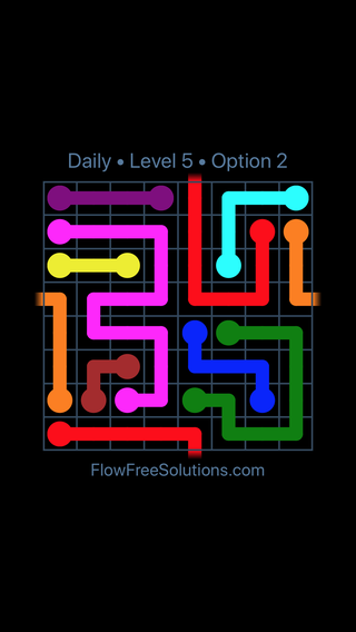 Solution and Answer to the Puzzle for Warps Date Wednesday, January 10, 2018 Level 5