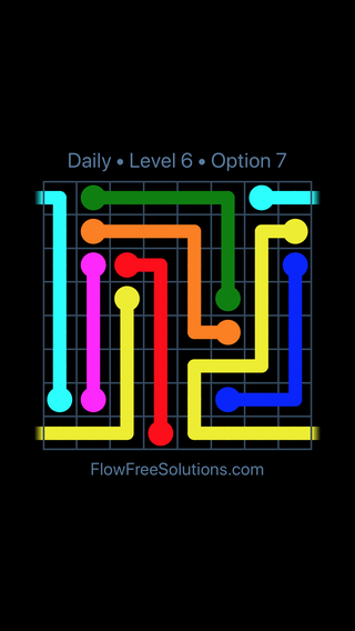 Solution and Answer to the Puzzle for Warps Date Tuesday, January 8, 2019 Level 6