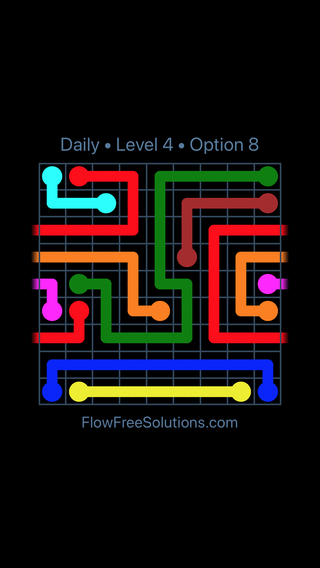 Solution and Answer to the Puzzle for Warps Date Tuesday, May 15, 2018 Level 4