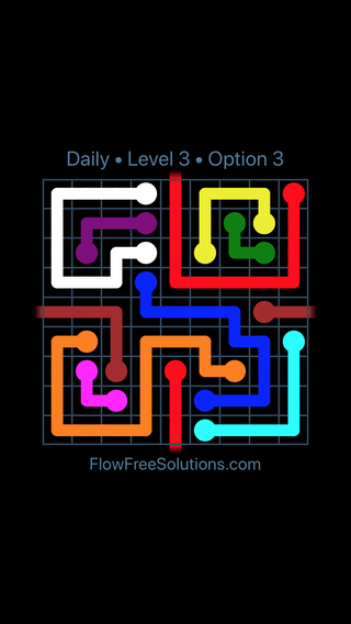 Solution and Answer to the Puzzle for Warps Date Thursday, December 7, 2017 Level 3