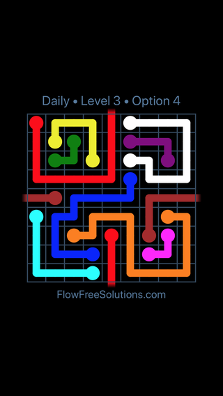 Solution and Answer to the Puzzle for Warps Date Thursday, December 7, 2017 Level 3