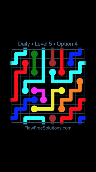 Solution and Answer to the Puzzle for Warps Date Sunday, April 4, 2021 Level 5