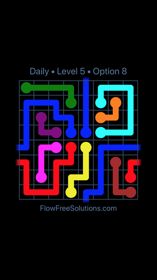 Solution and Answer to the Puzzle for Warps Date Thursday, June 14, 2018 Level 5