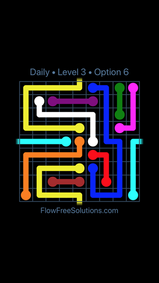Solution and Answer to the Puzzle for Warps Date Tuesday, September 11, 2018 Level 3