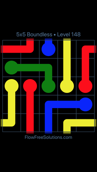 Solution and Answer to the Puzzle for Warps 5x5 Boundless Level 148