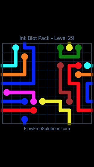 Solution and Answer to the Puzzle for Warps Inkblot Pack Level 29