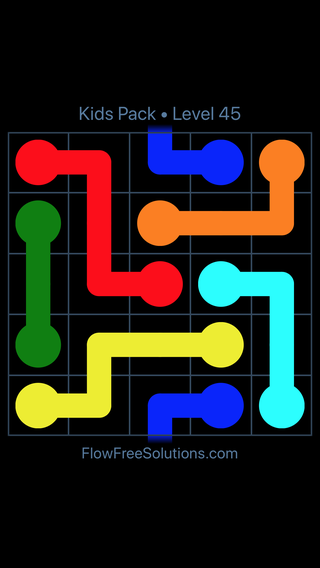 Solution and Answer to the Puzzle for Warps Kids Pack Level 45