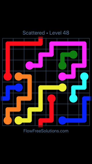 Solution and Answer to the Puzzle for Warps Scattered Pack Level 48