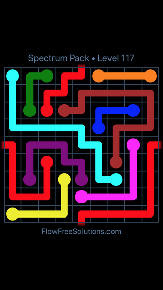 Solution and Answer to the Puzzle for Warps Spectrum Pack Level 117