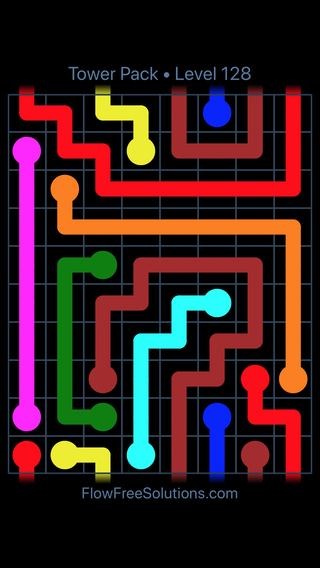 Solution and Answer to the Puzzle for Warps Tower Pack Level 128