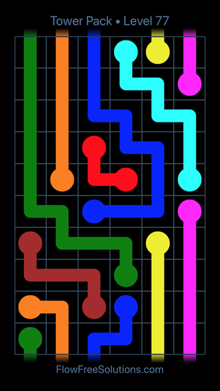 Solution and Answer to the Puzzle for Warps Tower Pack Level 77