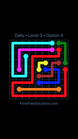 Solution and Answer to the Puzzle for Bridges Date Wednesday, November 20, 2019 Level 3