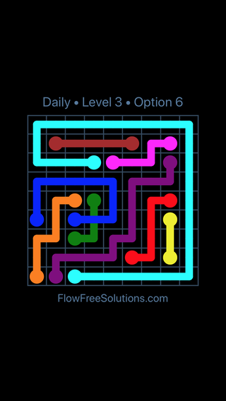 Solution and Answer to the Puzzle for Bridges Date Sunday, April 15, 2018 Level 3