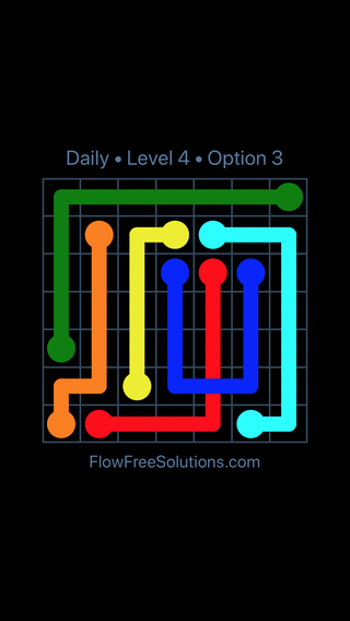 Solution and Answer to the Puzzle for Bridges Date Tuesday, August 20, 2019 Level 4