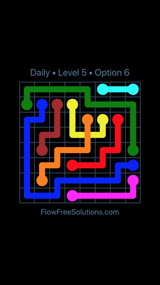 Solution and Answer to the Puzzle for Bridges Date Tuesday, December 6, 2016 Level 5