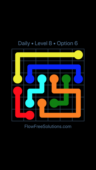 Solution and Answer to the Puzzle for Bridges Date Wednesday, July 18, 2018 Level 8