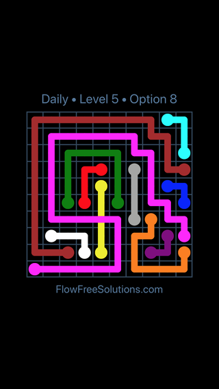 Solution and Answer to the Puzzle for Bridges Date Friday, September 13, 2019 Level 5