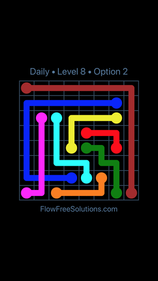 Solution and Answer to the Puzzle for Bridges Date Saturday, April 2, 2016 Level 8